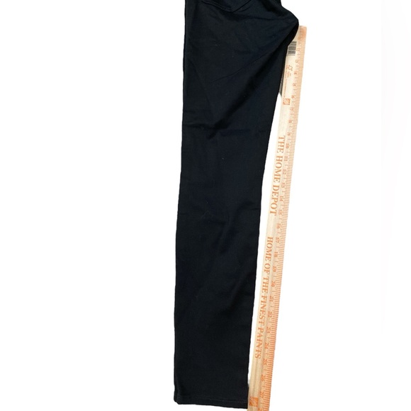 J.Crew 10" highest-rise toothpick jean in true black H6006 True Black equestrian - Picture 10 of 10